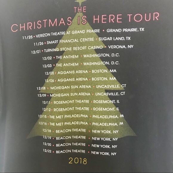 PENTATONIX Christmas Is Here 2018 Tour Unisex Tee Shirt, M - Picture 7 of 8